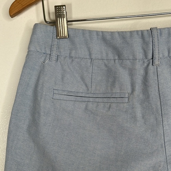 J.crew light blue cotton trouser shorts 0 | coastal granddaughter preppy travel - Picture 11 of 14